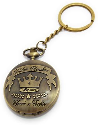 gtrp King Crown Pocket Watch Key Chain Key Chain