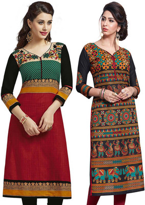 Jevi Prints Pure Cotton Printed Kurta Fabric