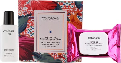 Colorbar Cosmetics Makeup Remover Wipes+ Nail Paint Remover(110 ml)