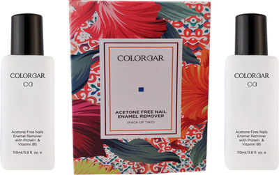 COLORBAR Nail Paint Remover Pack of 2(220 ml)