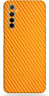OggyBaba Realme 6, Realme6 Mobile Skin(( Golden Carbon Fibre With Matte Finish ))