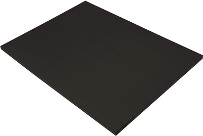 SHARMA BUSINESS SUPER UNRULED A4 180 gsm, 220 gsm Coloured Paper(Set of 20, Black)