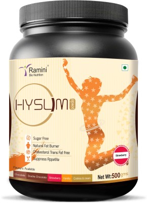 RAMINI BIONUTRITION HYSLIM - 500 gms Protein Blends(500 g, STRAWBERRY)