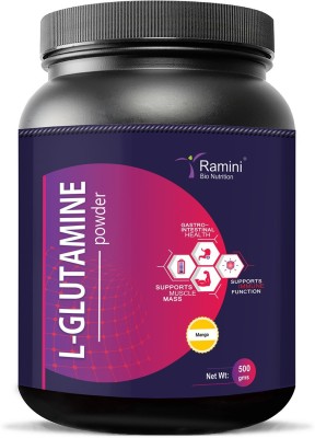 RAMINI BIONUTRITION L-GLUTAMINE - 500 gms Glutamine(500 g, MANGO FLAVOUR)