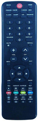 BhalTech HTR-A18A with USB Function LED LCD TV Compatible with LED LCD TV  Haier Remote Controller(Black)