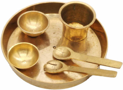 India Meets India Brass Dinner Set