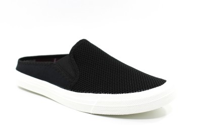 KSF Comfy Slip On Sneakers For Men(Black , 6)