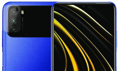 Bodoma Back Camera Lens Glass Protector for Poco M3(Pack of: 1)