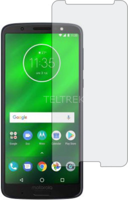 TELTREK Tempered Glass Guard for MOTO G6 PLUS (ShatterProof, Flexible)(Pack of 1)