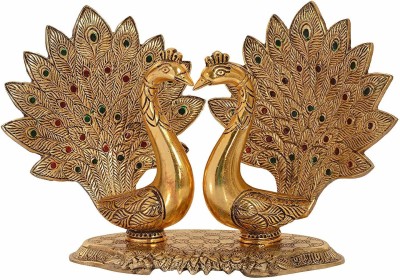 BK CREATION Decorative Showpiece  -  17 cm(Brass, Gold)