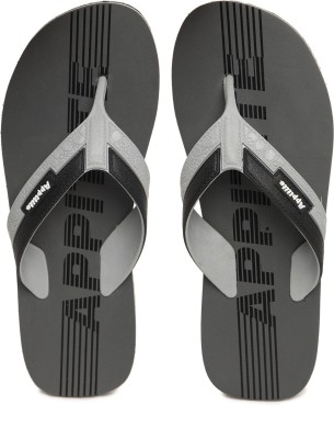 Appitite Men Flip Flops(Grey , 8)