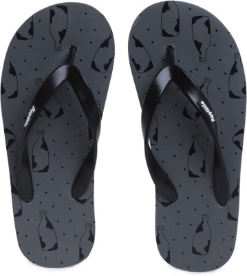 Appitite Men Flip Flops(Grey , 9)