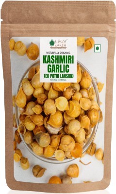 Bliss of Earth 200gm Naturally Organic Kashmiri Lahsun From Indian Himalayas, Ek Pothi Lahsun, Snow Mountain Garlic(0.2 kg)