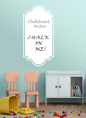 ALLURE 91 cm Chalkboard Self Adhesive Sticker(Pack of 1)