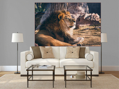 Decor Villa Decor villa Big Lion Wall Decal & Sticker