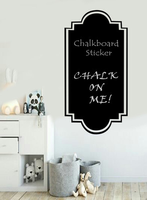 ALLURE 91 cm Chalkboard Self Adhesive Sticker(Pack of 1)
