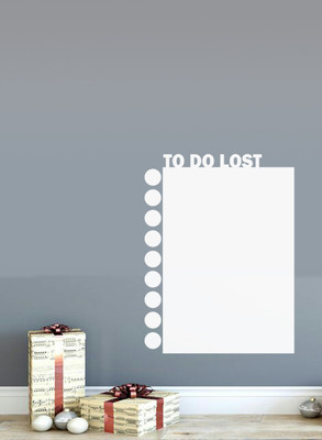 ALLURE 78 cm To Do Lost Board Sticker Self Adhesive Sticker(Pack of 1)