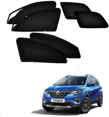 AuTO ADDiCT Side Window Sun Shade For Renault(Black)