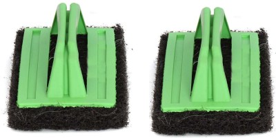 Ninki Fresh Sponge Scrub Pad Cleaning Brush(Green, Black)