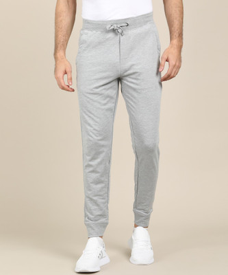 VAN HEUSEN Solid Men Grey Track Pants