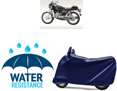 RONISH Waterproof Two Wheeler Cover for Hero(Splendor Pro Classic, Blue)