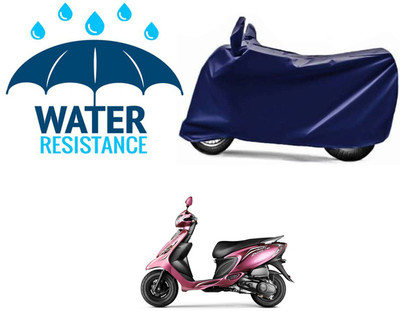 RONISH Waterproof Two Wheeler Cover for TVS(Scooty Zest 110, Blue)
