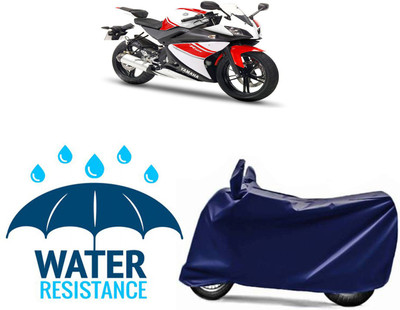 RONISH Waterproof Two Wheeler Cover for Yamaha(R15 V3, Blue)