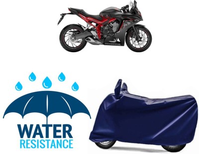 RONISH Waterproof Two Wheeler Cover for Honda(CBR 650F, Blue)