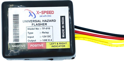 X-speed Front, Side, Rear Flasher Indicator Light for Universal For Bike
