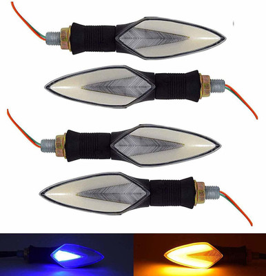 BR TrendZ Side LED Indicator Light for Universal For Bike Universal For Bike(Blue, Yellow)