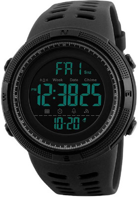 Nakshu 1384 - Green Men Sport Military Series Digital Military Green Waterproof Chorono Digital Watch - For Men
