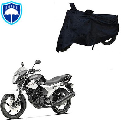 SRENTERPRISES Two Wheeler Cover for Yamaha(SZ R, Black)