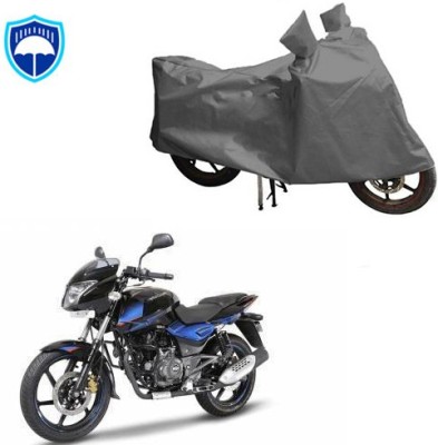 Feel heaven Waterproof Two Wheeler Cover for Bajaj(Pulsar 150 DTS-i, Grey)