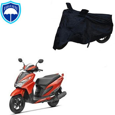 SRENTERPRISES Two Wheeler Cover for Honda(Grazia, Black)