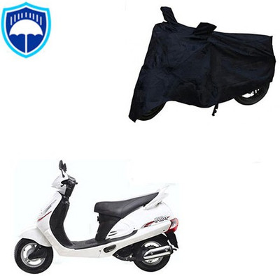 SRENTERPRISES Two Wheeler Cover for Mahindra(Rodeo, Black)