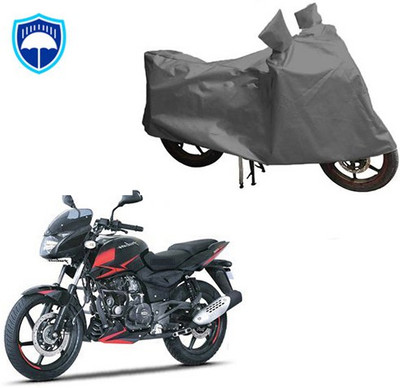 Feel heaven Waterproof Two Wheeler Cover for Bajaj(Pulsar 180 DTS-i, Grey)