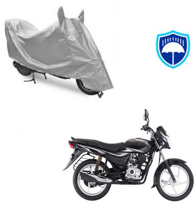 SRENTERPRISES Two Wheeler Cover for Bajaj(Platina 100 DTS-i, Silver)