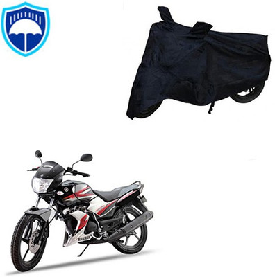 SRENTERPRISES Two Wheeler Cover for Yamaha(SS 125, Black)