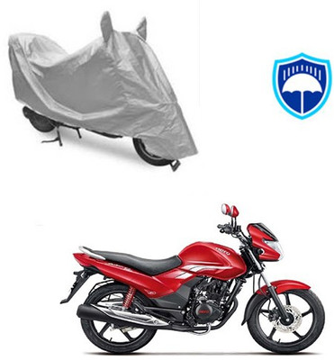 SRENTERPRISES Two Wheeler Cover for Hero(Achiever, Silver)