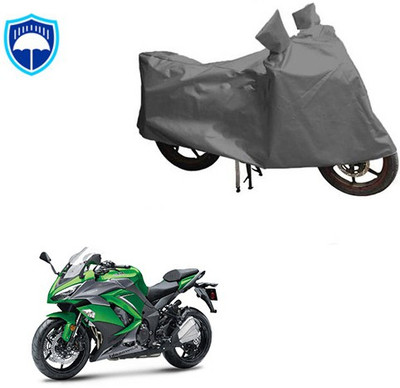 Feel heaven Waterproof Two Wheeler Cover for Kawasaki(Ninja 1000, Grey)