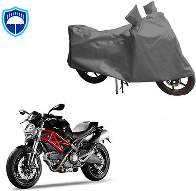 Feel heaven Waterproof Two Wheeler Cover for Ducati(Monster 796 S2R, Grey)