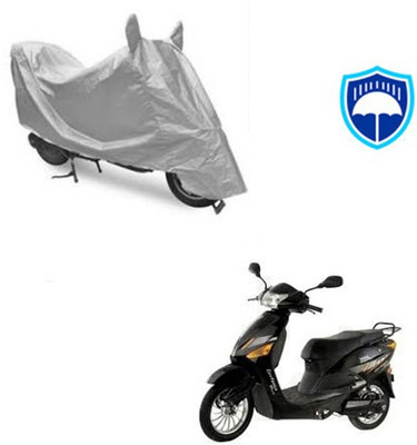 SRENTERPRISES Two Wheeler Cover for Hero(Electric Zippy, Silver)