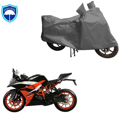 Feel heaven Waterproof Two Wheeler Cover for KTM(RC 200, Grey)