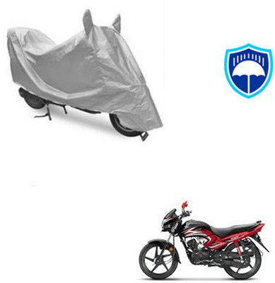 Feel heaven Waterproof Two Wheeler Cover for Honda(Dream Yuga, Silver)