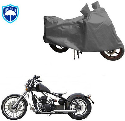 Feel heaven Waterproof Two Wheeler Cover for Harley Davidson(Bobber 350, Grey)