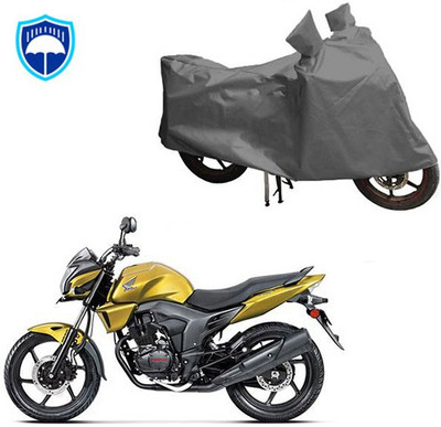 Feel heaven Waterproof Two Wheeler Cover for Honda(CB Trigger, Grey)