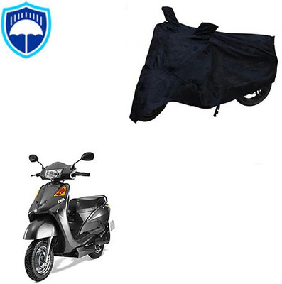 SRENTERPRISES Two Wheeler Cover for Indus(Yo Spark, Black)