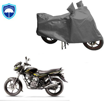 Feel heaven Waterproof Two Wheeler Cover for Bajaj(Discover 100 DTS-i, Grey)