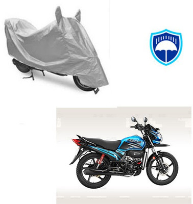 SRENTERPRISES Two Wheeler Cover for Honda(Passion Pro TR, Silver)