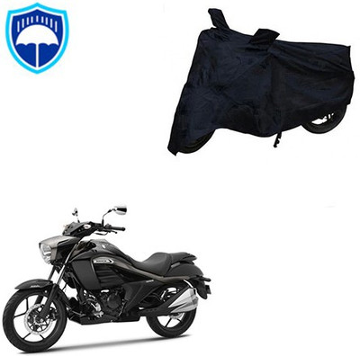 Mdstar Waterproof Two Wheeler Cover for Suzuki(Intruder, Black)